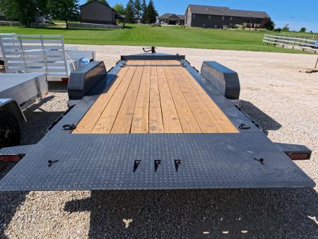 New 2027 Iron Bull 83 x 20 TWB (16 +4) Tilt Trailer 14K GVWR -2)7K Torsion Axles, Electric Brakes, Fork Holders, 10 Ply Tires
