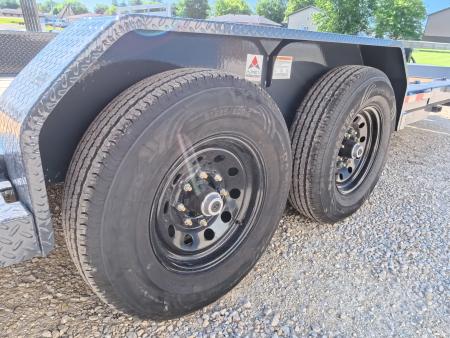 New 2027 Iron Bull 83 x 20 TWB (16 +4) Tilt Trailer 14K GVWR -2)7K Torsion Axles, Electric Brakes, Fork Holders, 10 Ply Tires