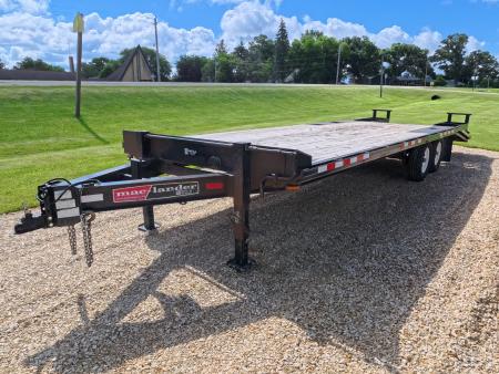 Used 2014 Mac-Lander Trailers 102  x 25' Deckover Trailer with 14K GVWR and New Tires