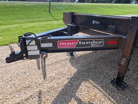 Used 2014 Mac-Lander Trailers USED 102" x 25' Deckover Trailer with 14K GVWR and New Tires