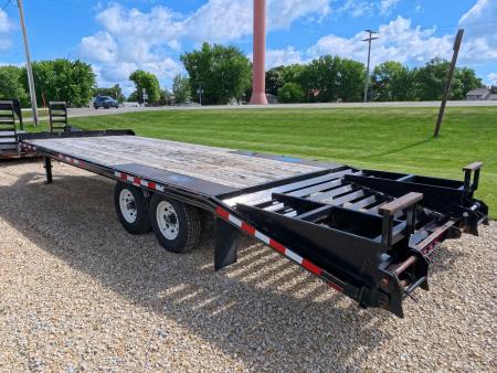 Used 2014 Mac-Lander Trailers USED 102" x 25' Deckover Trailer with 14K GVWR and New Tires