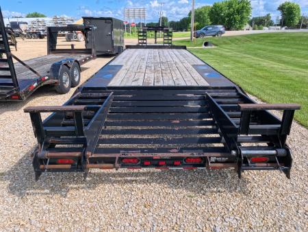 Used 2014 Mac-Lander Trailers USED 102" x 25' Deckover Trailer with 14K GVWR and New Tires