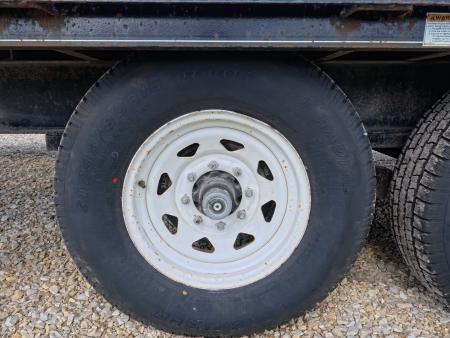 Used 2014 Mac-Lander Trailers USED 102" x 25' Deckover Trailer with 14K GVWR and New Tires