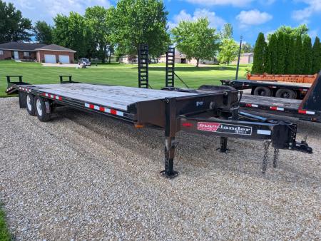 Used 2014 Mac-Lander Trailers USED 102" x 25' Deckover Trailer with 14K GVWR and New Tires