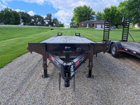 Used 2014 Mac-Lander Trailers USED 102" x 25' Deckover Trailer with 14K GVWR and New Tires