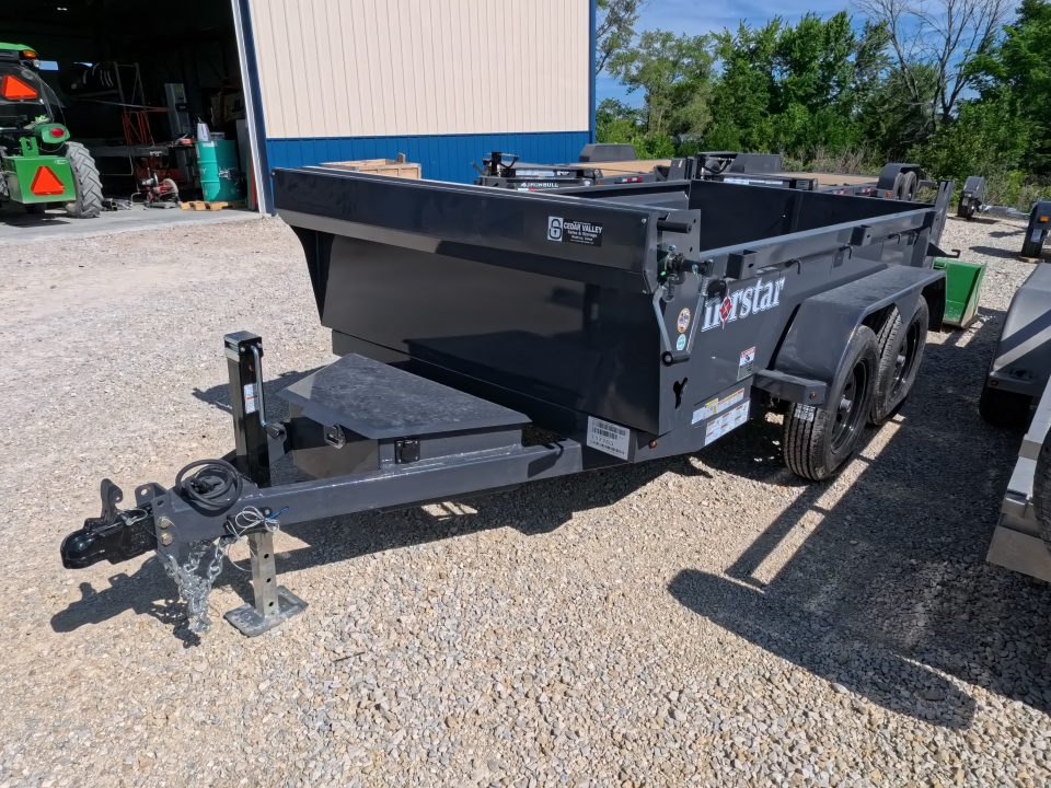 New 2027 Norstar 60 X 10 DCB Dump Trailer with 2) 3500 lb. Axles - Elec. Brakes, 8 Ply Tires - Gray