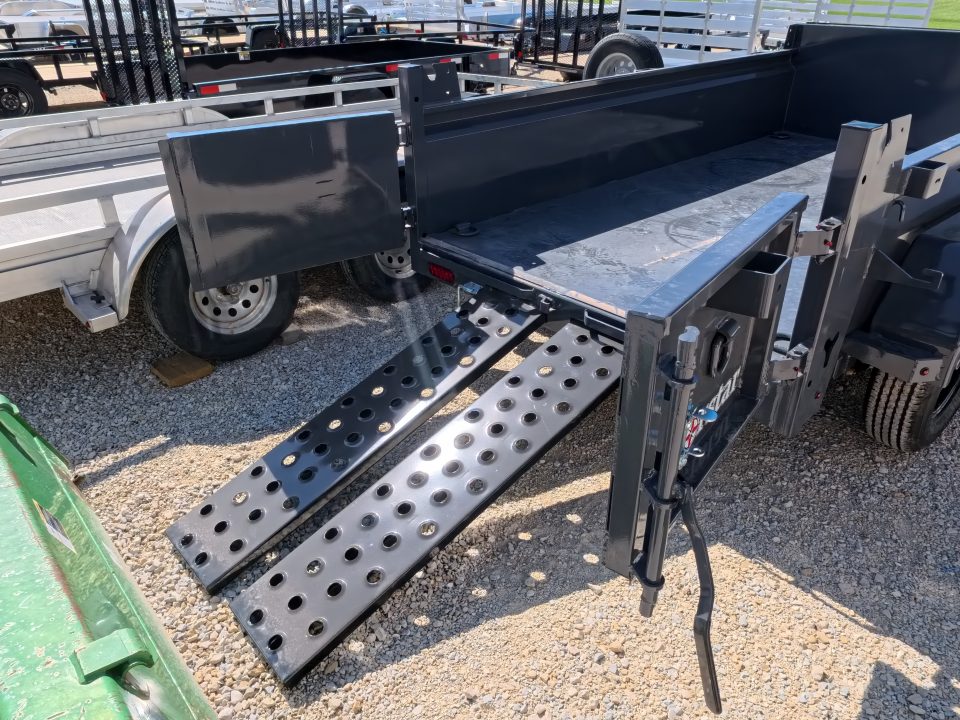New 2027 Norstar 60 X 10 DCB Dump Trailer with 2) 3500 lb. Axles - Elec. Brakes, 8 Ply Tires - Gray