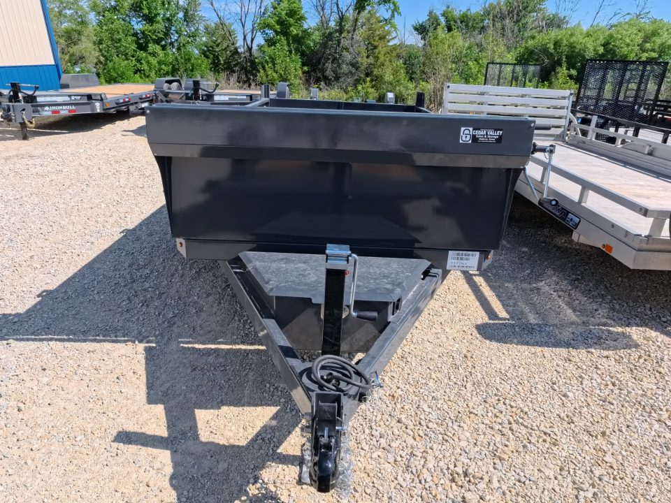 New 2027 Norstar 60 X 10 DCB Dump Trailer with 2) 3500 lb. Axles - Elec. Brakes, 8 Ply Tires - Gray