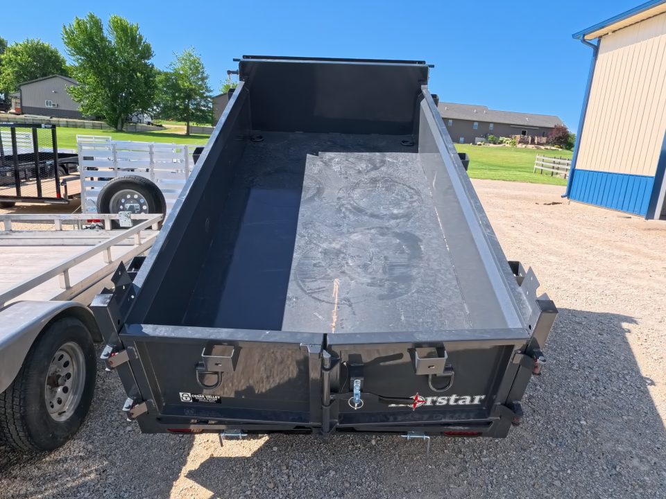 New 2027 Norstar 60 X 10 DCB Dump Trailer with 2) 3500 lb. Axles - Elec. Brakes, 8 Ply Tires - Gray