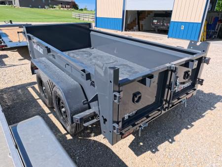 New 2027 Norstar 60 X 10 DCB Dump Trailer with 2) 3500 lb. Axles - Elec. Brakes, 8 Ply Tires - Gray