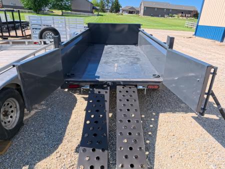 New 2027 Norstar 60 X 10 DCB Dump Trailer with 2) 3500 lb. Axles - Elec. Brakes, 8 Ply Tires - Gray