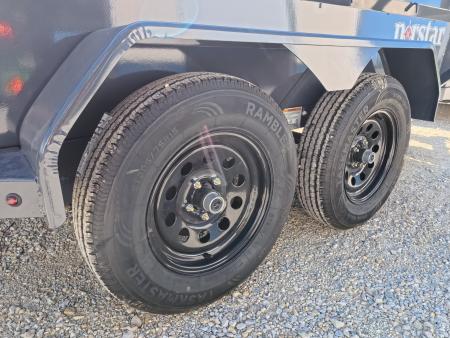 New 2027 Norstar 60 X 10 DCB Dump Trailer with 2) 3500 lb. Axles - Elec. Brakes, 8 Ply Tires - Gray