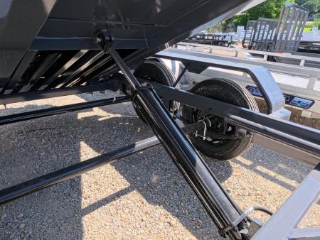 New 2027 Norstar 60 X 10 DCB Dump Trailer with 2) 3500 lb. Axles - Elec. Brakes, 8 Ply Tires - Gray