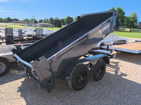 New 2027 Norstar 60 X 10 DCB Dump Trailer with 2) 3500 lb. Axles - Elec. Brakes, 8 Ply Tires - Gray