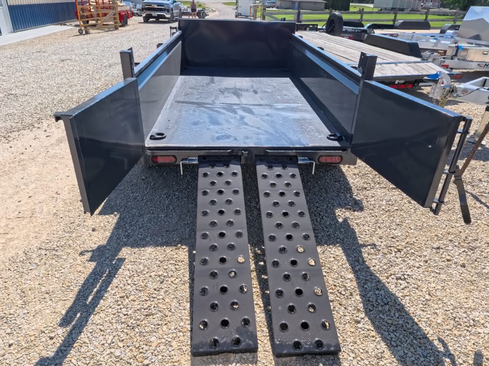New 2027 Norstar 60 X 10 DCB Dump Trailer with 2) 3500 lb. Axles - Elec. Brakes, 8 Ply Tires - Gray