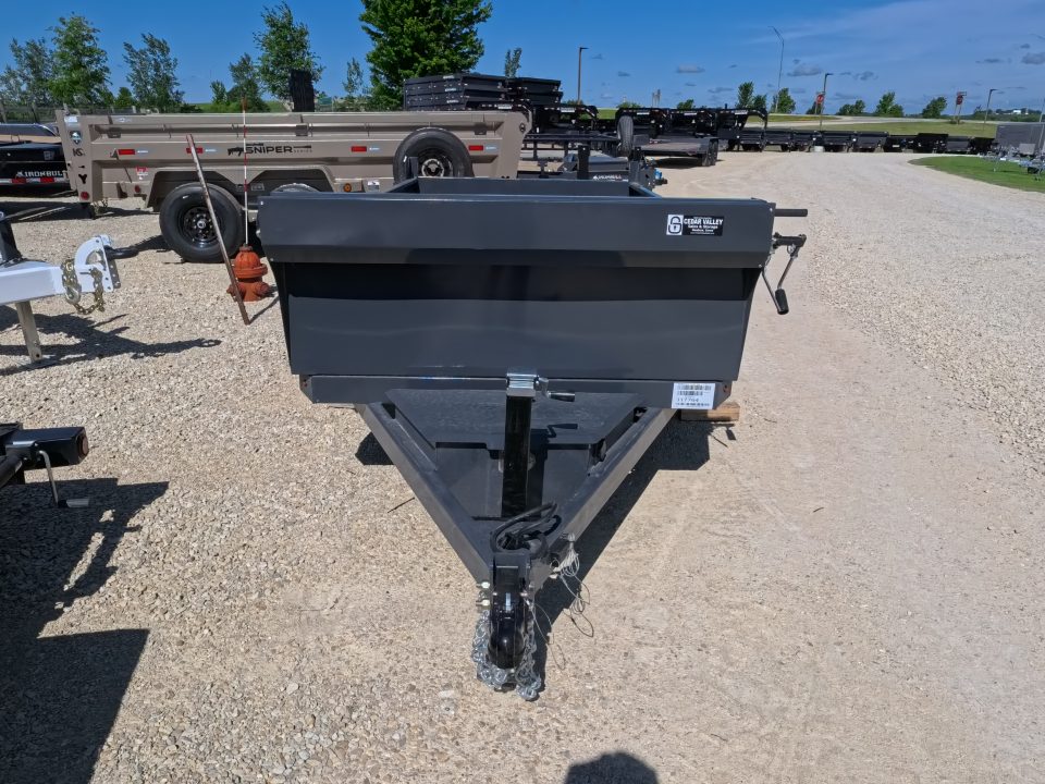 New 2027 Norstar 60 X 10 DCB Dump Trailer with 2) 3500 lb. Axles - Elec. Brakes, 8 Ply Tires - Gray
