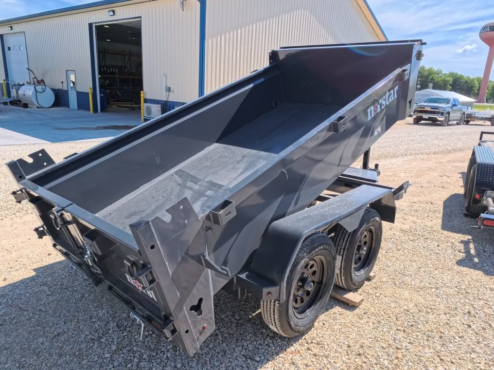 New 2027 Norstar 60 X 10 DCB Dump Trailer with 2) 3500 lb. Axles - Elec. Brakes, 8 Ply Tires - Gray