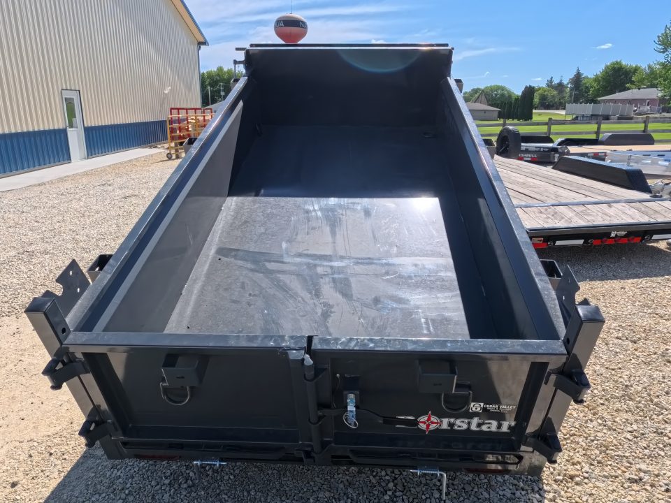 New 2027 Norstar 60 X 10 DCB Dump Trailer with 2) 3500 lb. Axles - Elec. Brakes, 8 Ply Tires - Gray
