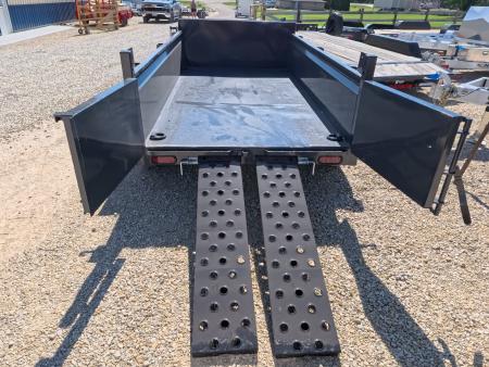 New 2027 Norstar 60 X 10 DCB Dump Trailer with 2) 3500 lb. Axles - Elec. Brakes, 8 Ply Tires - Gray
