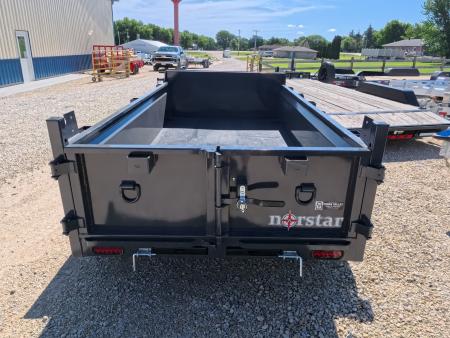 New 2027 Norstar 60 X 10 DCB Dump Trailer with 2) 3500 lb. Axles - Elec. Brakes, 8 Ply Tires - Gray