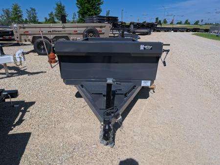 New 2027 Norstar 60 X 10 DCB Dump Trailer with 2) 3500 lb. Axles - Elec. Brakes, 8 Ply Tires - Gray