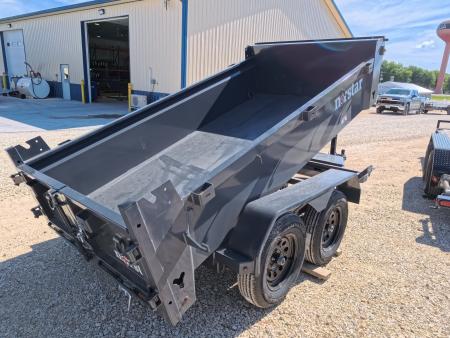 New 2027 Norstar 60 X 10 DCB Dump Trailer with 2) 3500 lb. Axles - Elec. Brakes, 8 Ply Tires - Gray