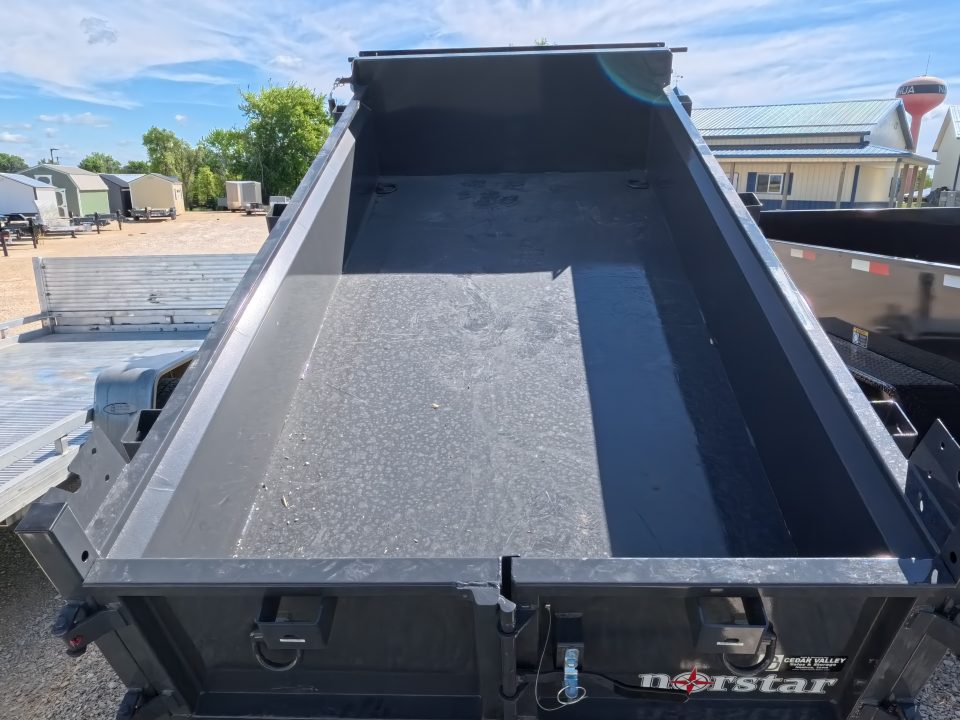 New 2027 Norstar 60 X 10 DCB Dump Trailer 5200 lb. GVWR, Single Axle - Gray