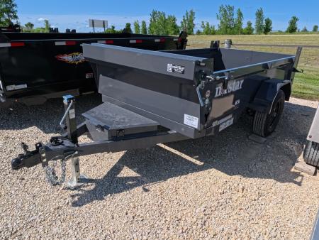 New 2027 Norstar 60 X 10 DCB Dump Trailer 5200 lb. GVWR, Single Axle - Gray