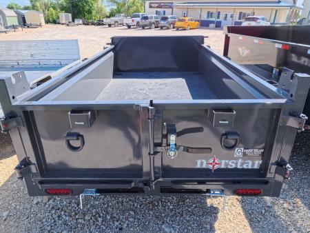 New 2027 Norstar 60 X 10 DCB Dump Trailer 5200 lb. GVWR, Single Axle - Gray