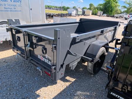 New 2027 Norstar 60 X 10 DCB Dump Trailer 5200 lb. GVWR, Single Axle - Gray