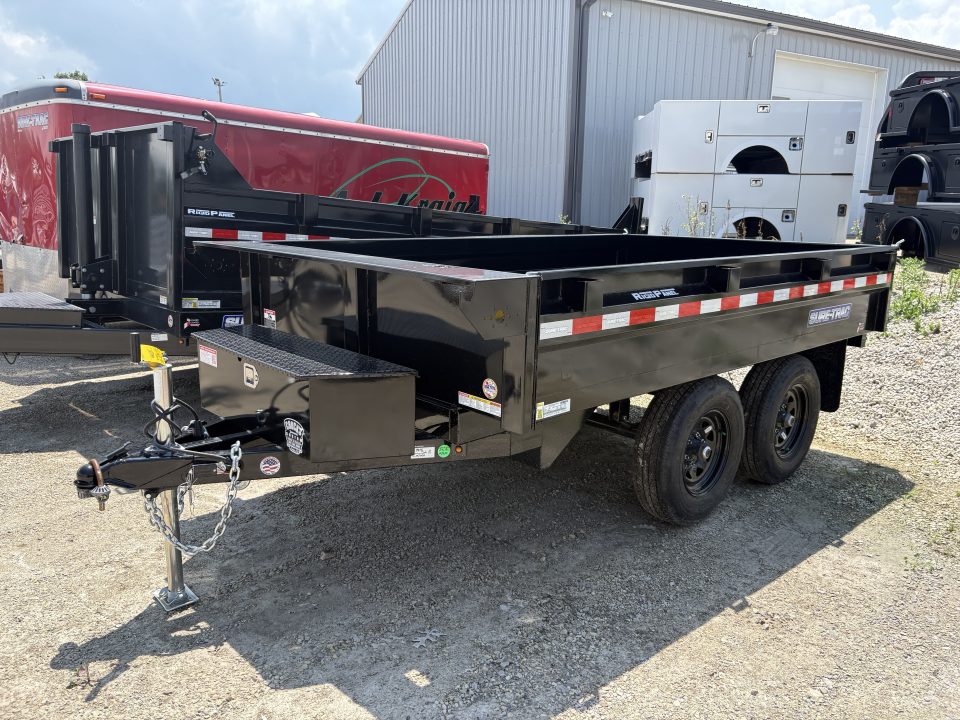 New 2026 Sure-Trac 72 IN X 10 Deckover Dump 10K Single Ram Dump Trailer