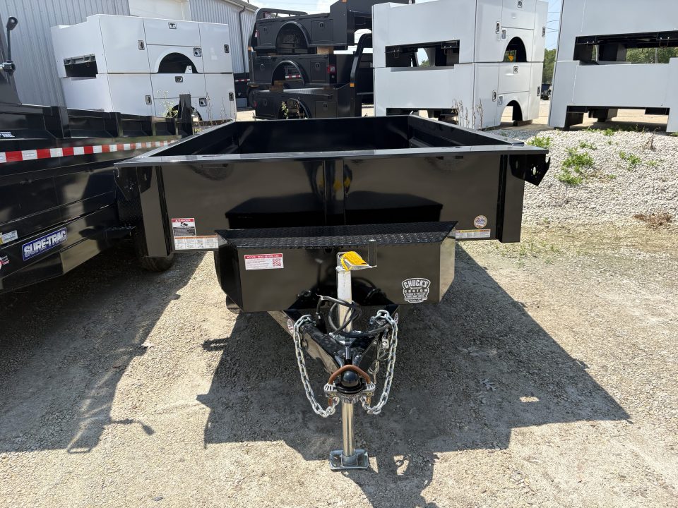 New 2026 Sure-Trac 72 IN X 10 Deckover Dump 10K Single Ram Dump Trailer