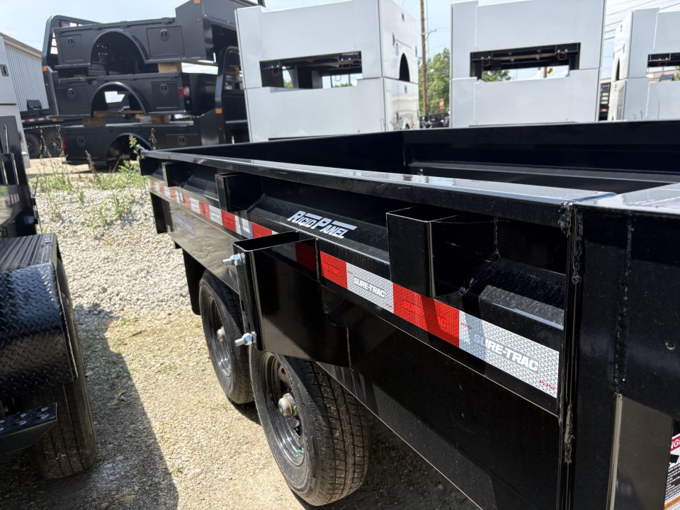 New 2026 Sure-Trac 72 IN X 10 Deckover Dump 10K Single Ram Dump Trailer