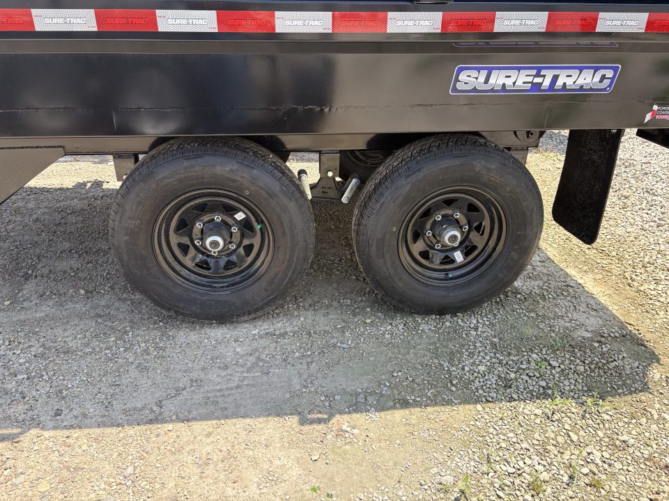 New 2026 Sure-Trac 72 IN X 10 Deckover Dump 10K Single Ram Dump Trailer