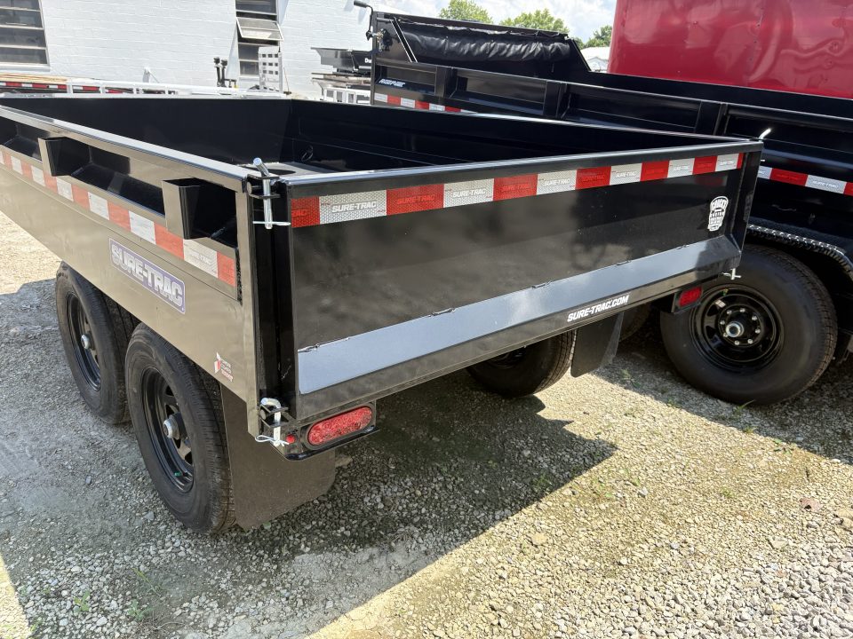New 2026 Sure-Trac 72 IN X 10 Deckover Dump 10K Single Ram Dump Trailer