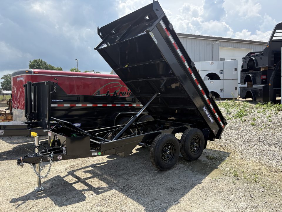 New 2026 Sure-Trac 72 IN X 10 Deckover Dump 10K Single Ram Dump Trailer