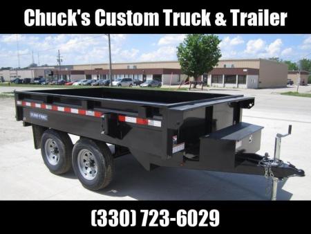 New 2026 Sure-Trac 72 IN X 10 Deckover Dump 10K Single Ram Dump Trailer