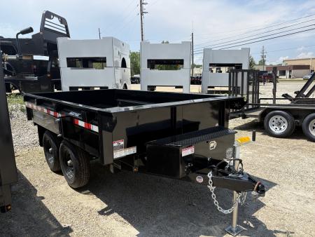 New 2026 Sure-Trac 72 IN X 10 Deckover Dump 10K Single Ram Dump Trailer