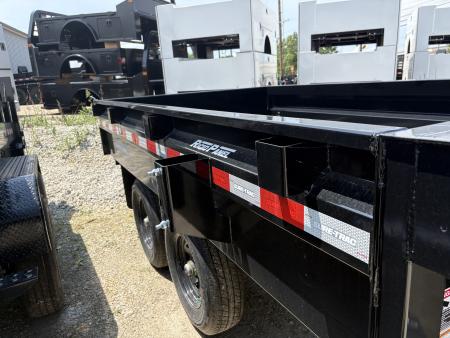 New 2026 Sure-Trac 72 IN X 10 Deckover Dump 10K Single Ram Dump Trailer