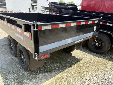New 2026 Sure-Trac 72 IN X 10 Deckover Dump 10K Single Ram Dump Trailer