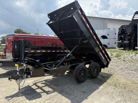 New 2026 Sure-Trac 72 IN X 10 Deckover Dump 10K Single Ram Dump Trailer