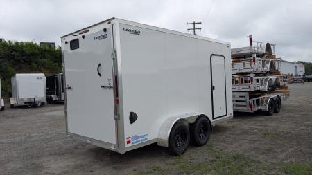 New 2027 Legend 7x14 + 2' V-Nose Aluminum Enclosed Cargo Trailer w/ Ramp Door