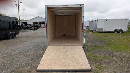 New 2027 Legend 7x14 + 2' V-Nose Aluminum Enclosed Cargo Trailer w/ Ramp Door