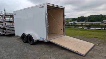 New 2027 Legend 7x14 + 2' V-Nose Aluminum Enclosed Cargo Trailer w/ Ramp Door