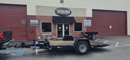 Used 2019 78in x 12 Sure-Trac Tilt Bed Equipment Trailer 7.8k