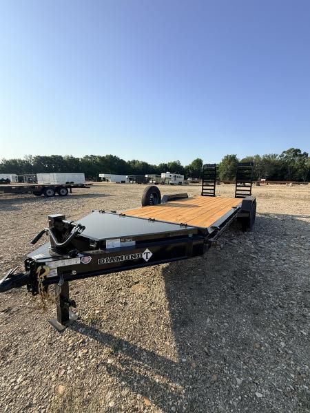 New 2026 Diamond T 83 in x 20 ft Bumper Pull Heavy Duty Skid Pro 1608 Equipment Trailer