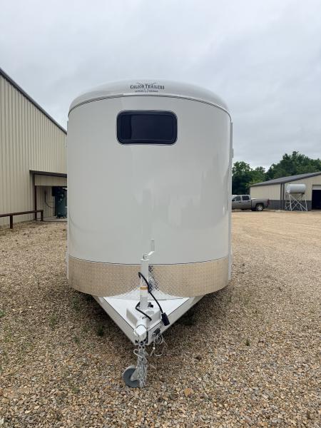 New 2026 Calico Trailers 6 ft x 12 ft Bumper Pull 2 Horse Slant GVWR 7k 3500# Axles Stock / Stock Combo Trailer Stock / Stock Combo Trailer