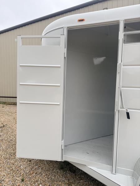 New 2026 Calico Trailers 6 ft x 12 ft Bumper Pull 2 Horse Slant GVWR 7k 3500# Axles Stock / Stock Combo Trailer Stock / Stock Combo Trailer