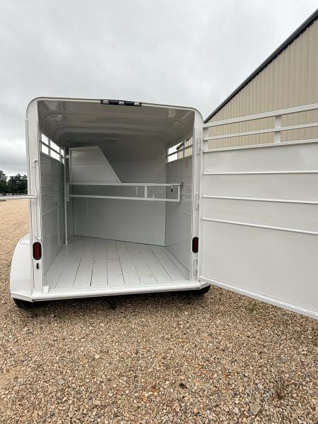 New 2026 Calico Trailers 6 ft x 12 ft Bumper Pull 2 Horse Slant GVWR 7k 3500# Axles Stock / Stock Combo Trailer Stock / Stock Combo Trailer