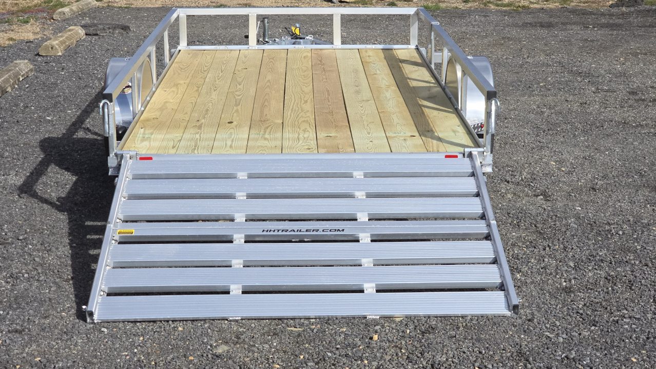 New 2026 H&H Trailers Aluminum Utility Trailer / 2990 GVWR / 76"x12'